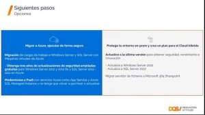 WEBINARIO DQS: Finaliza el soporte para Windows Server 2012 y 2012 R2. Noé Villar te lo explica.