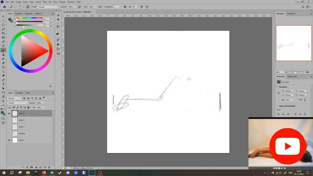 Training session 20231101 [0h49m]: Gesture drawings 5 min (Photoshop)