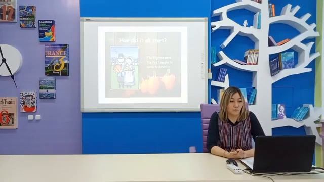 Познавательный час "День благодарения в США" - “Thanksgiving day in the USA” смотреть онлайн