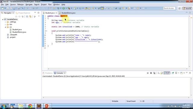 Java Static Variable (Access Using ClassName) | Java Tutorial