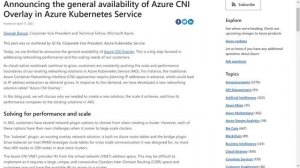 Announcing the general availability of Azure CNI... - Azure Daily Minute Podcast - 19-APR-2023