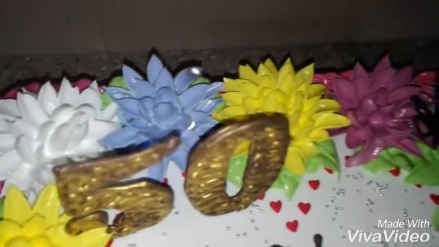 Торт женщине юбилей 50лет, белково-заварной крем! смотреть онлайн