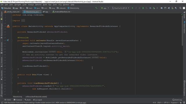 How to add google admob Rewarded Video Ads in android studio Bengali Tutorial смотреть онлайн