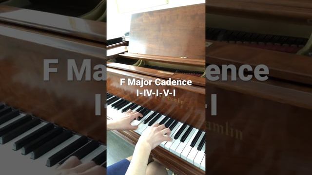 F Major Cadence I-IV-I-V-I Piano Correct Fingerings & Hand Position смотреть онлайн