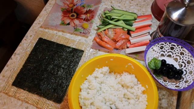 Роллы в домашних условиях/видео для новичков и не только + заправка риса смотреть онлайн