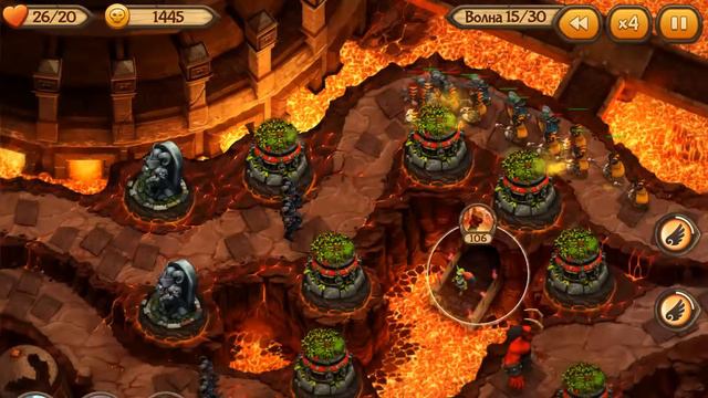 Evil Defenders ПЫЛАЮЩИЙ ПЕРЕВАЛ миссия 10 (Инферно) часть 59 (прохождение) смотреть онлайн