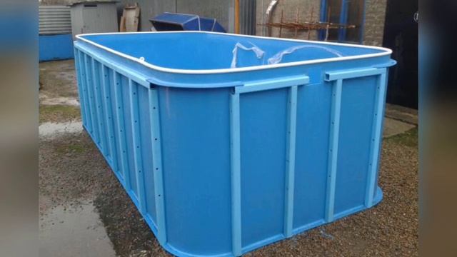 Полипропиленовый бассейн Kirpool прямоугольный 1.5х3х1.5 м толщина стенки 8 мм смотреть онлайн