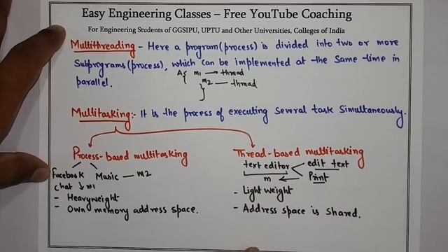 L67: Java Multithreading | Introduction, Benefits | Java Tutorial | Java Programming Lectures Hindi