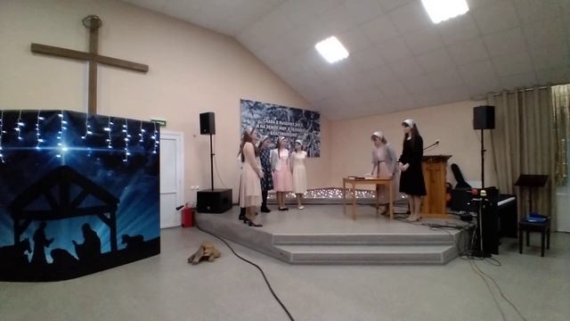 "Рождественский подарок" - сценка. смотреть онлайн