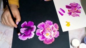 Интерьерная картина своими руками быстро и просто. Двойной мазок. Рисуем Декор своими руками