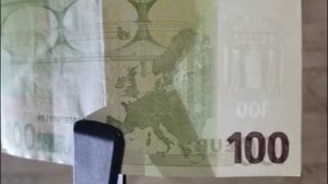 SPAIN/ #25 /КАК ВЫГЛЯДИТ 100 €/БАНКНОТА СТО  ЕВРО/ESPAÑA