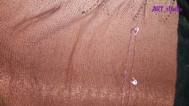 Разрезной реглан. Туника спицами Димона. #круглая_кокетка смотреть онлайн