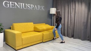 Модульный диван Мартин - обзор дивана-еврокнижки от Geniuspark