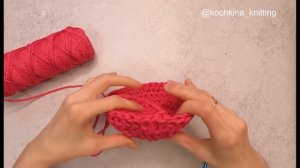 Мини-сумка крючком. Из полиэфирного шнура.