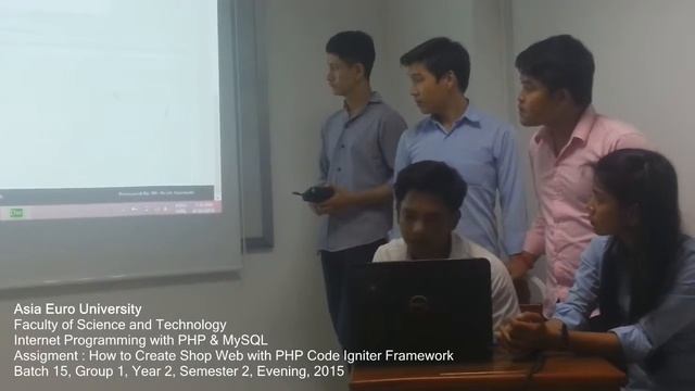 AEU Students, How to Create Shop Web with PHP Code Igniter Framework