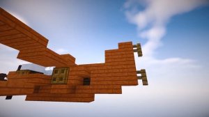 [Строим в майне] САМОЛЁТ в майнкрафт!