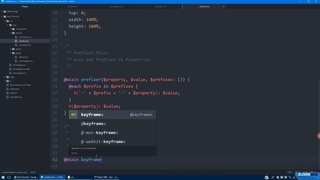 Sass Practical Course in Arabic #07 - Useful Mixins Part 3 Animation смотреть онлайн