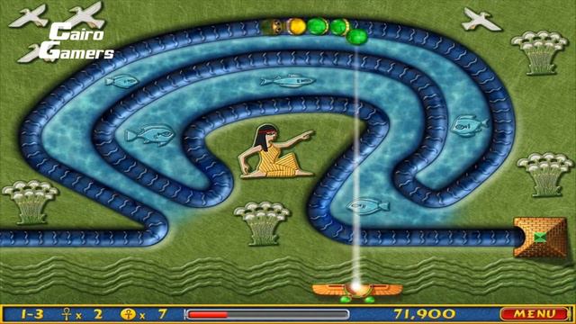 Luxor 1 game - 1st stage - levels 1 to 4 смотреть онлайн
