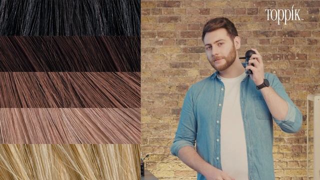 Toppik Hair Building Fibres Male Beard 15sec смотреть онлайн