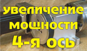 4-я ось для станка с ЧПУ, доработка. Увеличение мощности.