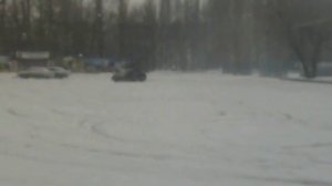 Hyundai Solaris на снегу