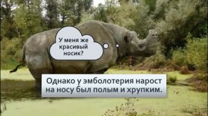 Эмболотерий Носорог размером со слона и адским тараном на носу