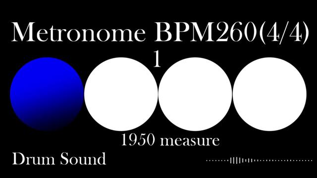 [Metronome]260BPM[drum sound] смотреть онлайн