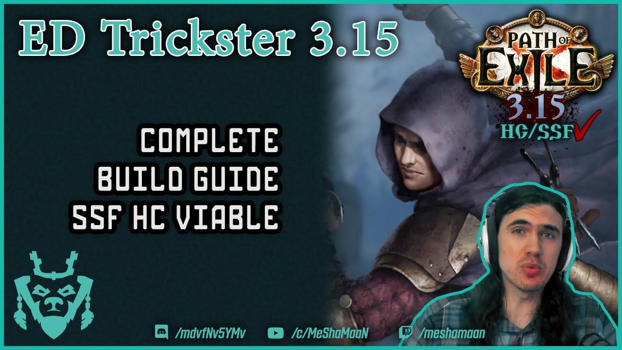 ED Trickster build guide | Похищение сущности билд гайд Path of exile 3.15