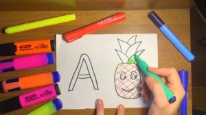 Как нарисовать букву А...