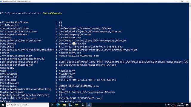 HOW TO DOWNGRADE DOMAIN AND FOREST FUNCTIONAL LEVEL WINDOWS SERVER 2022 - VIDEO 19 INFOSEC PAT смотреть онлайн