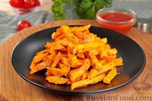 Сладкий картофель по-деревенски.
ЗАПЕЧЕННЫЙ БАТАТ