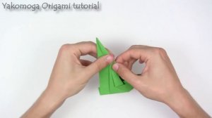 Origami Pterodactyl EASY origami dinosaur - Yakomoga Origami easy tutorial