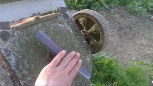 Как сделать газонокосилку своими руками.На двух колёсах.lawn mower with your own hands.