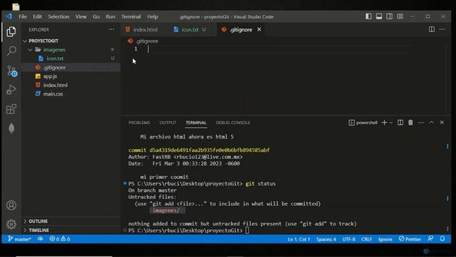 Instalación e introducción a Git y uso de GitHub смотреть онлайн