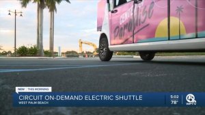 West Palm Beach to offer free rides on electric shuttle