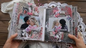 Scrapbooking | Album LOVE| Mix Media | Скрапбукинг | Микс-медийный Альбом Love