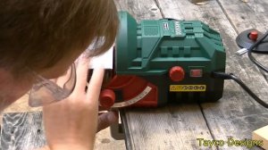 Unboxing And Review Parkside Disc Sander Sold By Lidl