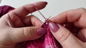 Strickmuster:Sockenmuster "Herzilein" knitting stitch "hearts" with english subtitles