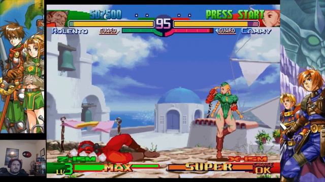 Sega Saturn: Street Fighter Alpha 3! Rolento and Sagat! Part 2 - YoVideogames