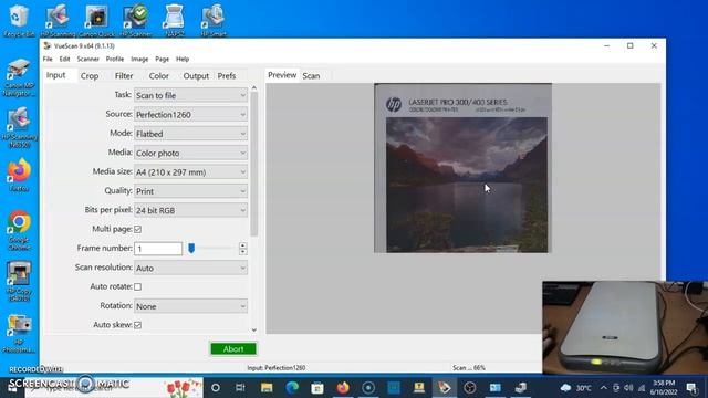 Scanner Epson 1260 Platbed size A4 смотреть онлайн