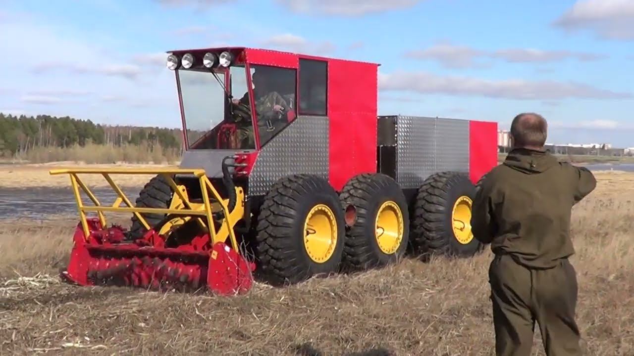 Мульчер № 1 построенный на заводе ТРОМ 8 смотреть онлайн