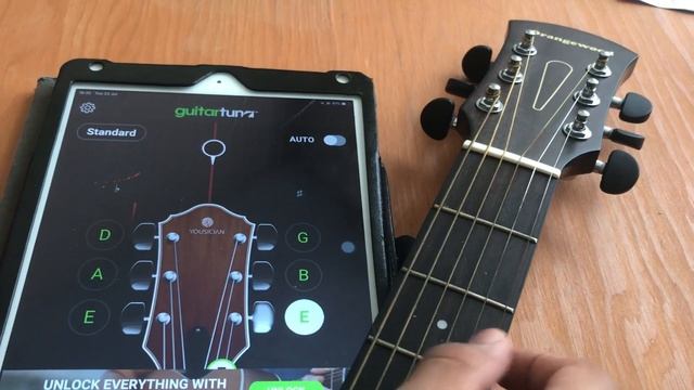 Guitar Drop C# Tuning | C# G# C# F# A# D# | Guitar Tuna смотреть онлайн