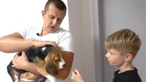 Папа не разрешает Щенка. София спрятала Собачку в Шкафу. Софунья Шалунья