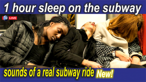 СОН В МЕТРО 1 ЧАС. ЗВУКИ РЕАЛЬНОЙ ПОЕЗДКИ. SLEEP IN THE METRO 1 HOUR.