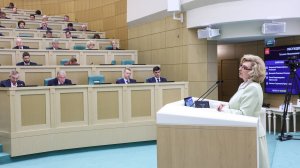 Татьяна Москалькова представила сенаторам доклад о работе за 2023 год