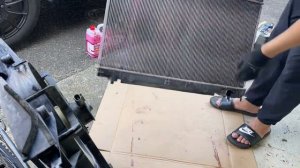 Change radiator toyota voxy