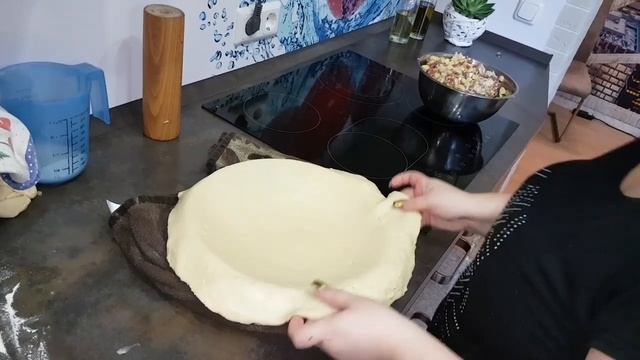 Пирог с мясом и картошкой!!! Огромный эчпочмак ?!!!