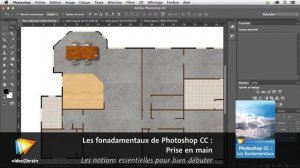 Photoshop pour les architectes : Habillage d'un plan : trailer | video2brain.com