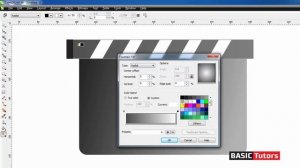 Creating Movie Clapper board Vector Drawing - CorelDraw Tutorials