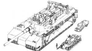 P-1500 "Monster" мощнее и больше танка "Rette"